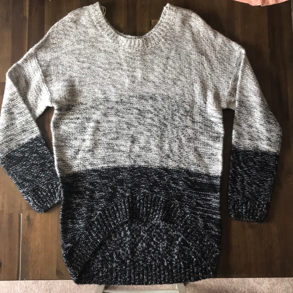 Grey - black ombré sweater